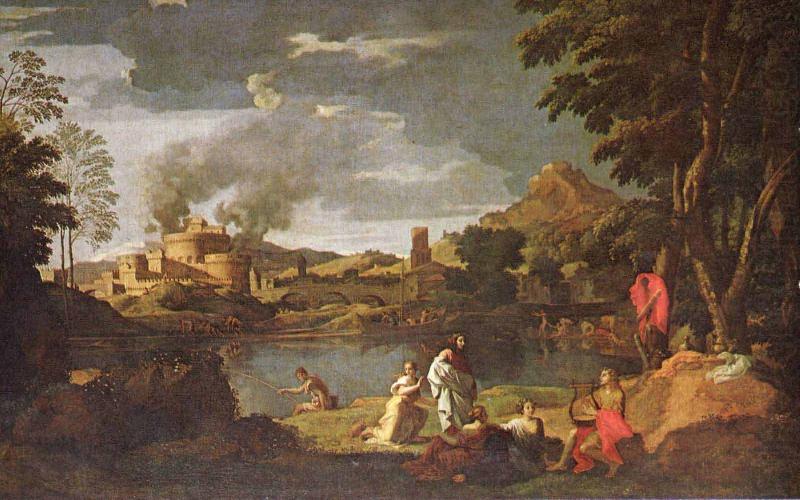 Nicolas Poussin Orpheus und Eurydike china oil painting image